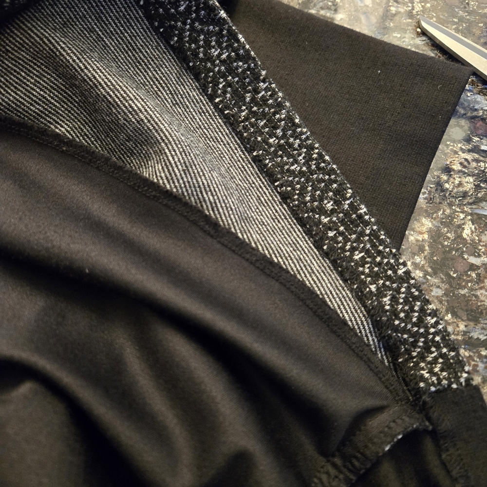 Slimming Black and Gray Women's Dress - Picture 6 of 9